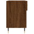vidaXL Lavička na topánky, hnedý dub 102x35x55 cm, kompozitné drevo