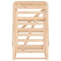 vidaXL Úložný box pre odpadkový kôš 84x90x128,5 cm masívna borovica