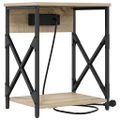 vidaXL Nočný stolík 2 ks Sonoma dub 41 x 31 x 51 cm Kompozitné drevo