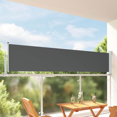 vidaXL Bočný markíz 60 x 300 cm 100% polyester, železo, oceľ