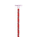 vidaXL Lodné lano červené 6 mm 25 m polypropylén