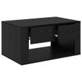 vidaXL Konferenčný stolík Čierny dub 80 x 50 x 40 cm Kompozitné drevo