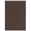 vidaXL Žalúzia Tmavohnedá s Vzorom 213 x 140 cm 25 mm PVC
