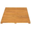 vidaXL Kúpeľňová predložka Hnedá 80 x 50 cm Pevné akáciové drevo