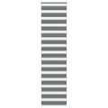 vidaXL Zebra roleta tmavošedá 70x200 cm šírka látky 65,9 cm polyester
