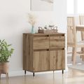 vidaXL Servírovacia skriňa Remeselný dub 60 x 35 x 70 cm