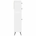vidaXL Skriňa na topánky BREDA 78 x 24 x 103 cm Kompozitné drevo