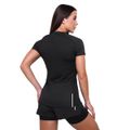Dámske bežecké tričko Pulse Black - GymBeam, veľkosť M, veľkosť oblečenia M