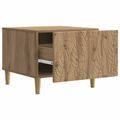 vidaXL Konferenčný stolík Dub artisan 50 x 49 x 40 cm Kompozitné drevo