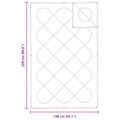 vidaXL 2-v-1 Prikrývka 221 x 140 x 10 cm Zima Polyester Biela