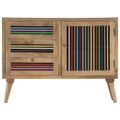 vidaXL Komoda 100x30x75 cm masívne mangovníkové drevo