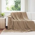 vidaXL Deky ťavová 240 x 270 cm 1.69 kg Flís