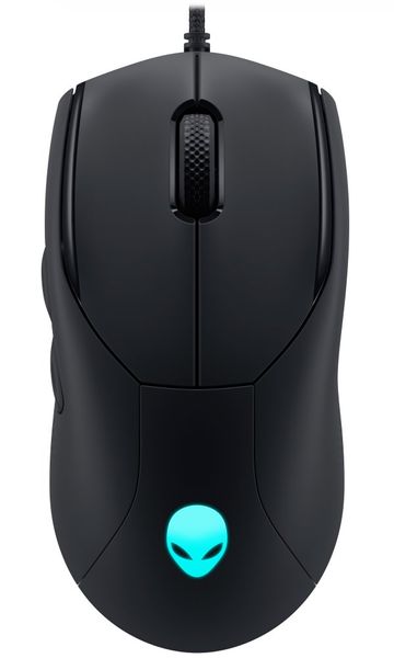 Dell Alienware AW320M/Herná/Optická/Pre pravákov/19 000 DPI/Drátová USB/Čierna Myš, herná, drátová, optická, 19000dpi, 6 tlačidiel, USB, RGB podsvietenie, čierna