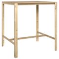 vidaXL Barový stôl 110x100x110 cm impregnované borovicové drevo