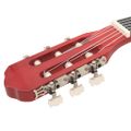 vidaXL Folková klasická gitara s výrezom s ekvalizérom a 6 strunami