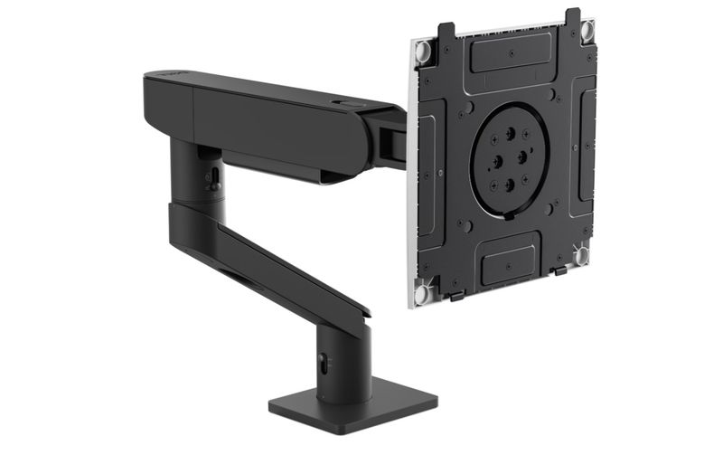Stojan pro monitor Dell – HDA26 - DELL Pro Heavy Duty Single Monitor Arm Držák monitoru, nosnost 10–20 kg, výškove nastavitelný 300 mm, otocný 360°, náklopný -5/+30°, VESA 100×100, Quick Release
