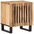 vidaXL Nočný stolík 40x34x46 cm surové masívne mango