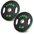 Sada pogumovaných olympijských kotúčov HMS TOG10 2 x 10 kg