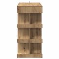 vidaXL Barový stôl+regál, dub artisan 100x50x101,5 cm