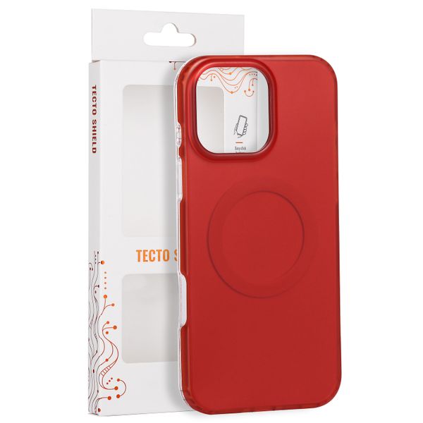 Puzdro Tecto Shield Mistiq Mag pre iPhone 16 Pro Max 6,9" červené
