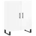 vidaXL Komoda lesklá biela 69,5x34x90 cm spracované drevo