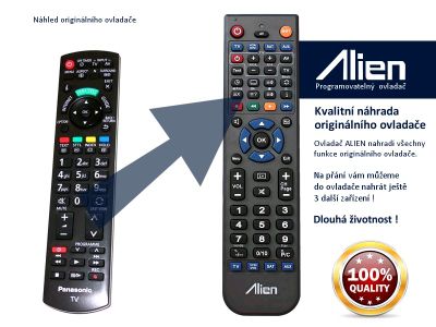 Diaľkový ovládač ALIEN Panasonic N2QAYB000753