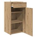 vidaXL Servírovacia skriňa dub artisan 45 x 42,5 x 93 cm