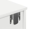 vidaXL Nástenná polica so zásuvkami Biela 60x28x15 cm Upravené drevo