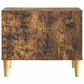 vidaXL Konferenčný stolík Dymový dub 50 x 49 x 40 cm Kompozitné drevo
