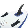 vidaXL Stand up paddleboard SUP, nafukovací, modro biely