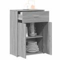 vidaXL Komoda sivá sonoma 60x30x84 cm kompozitné drevo