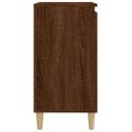vidaXL Nočné stolíky 2 ks hnedý dub 40x35x70 cm spracované drevo