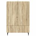vidaXL Servírovacia skriňa Dub sonoma 66 x 34,5 x 97 cm