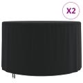 vidaXL Obaly na záhradný nábytok 2 ks Ø 128x71cm, 420D oxfordská látka