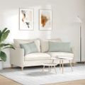 vidaXL Vankúše na pohovku 2 pcs Svetlosivá 80 x 40 cm