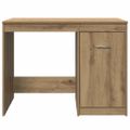 vidaXL Stôl dub artisan 100x50x76 cm kompozitné drevo