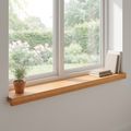 vidaXL Parapety 2 ks Svetlohnedá 80 x 15 x 2 cm Masívne bukové drevo