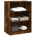 vidaXL Šatník dymový dub 77x48x102 cm kompozitné drevo