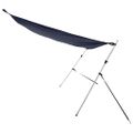 vidaXL Tieniaci nadstavec v tvare T biele 170x208x(115-183) cm