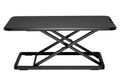 Neomounts NS-WS050BLACK / Workstation - sit-stand pracovné miesto (výška nastaviteľná: 4–40 cm) / Čierna Pracovná stanica, stoliek, prenosná, nosnosť 8 kg, výška 4,5–40,5 cm, oceľ, čierna