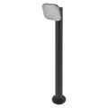 LED záhradné stĺpikové svietidlo NIKA, 12 x 12 x 80 cm, 12,5 W, teplá biela