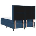 vidaXL Posteľ s pružinovým rámom s vankúšom Modrá 200 x 140 cm látka