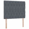 vidaXL Postel s úložným prostorem a matrací Tmavo šedá 120 x 200 cm