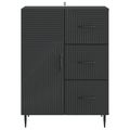 vidaXL Servírovacia skriňa Čierna 66 x 34,5 x 89,5 cm Kompozitné drevo