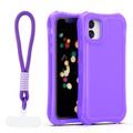 Obal Safepop s popruhom pre iPhone 11 fialová