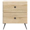 vidaXL Nočný stolík 2 ks Dub sonoma 43 x 34,5 x 47,5 cm