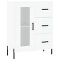 vidaXL Komoda biela 69,5x34x90 cm kompozitné drevo