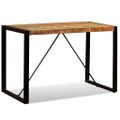 vidaXL Jedálenský stôl, recyklovaný masív 120 cm