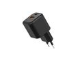 Setty wall charger USB-A + USB-C 35W LSGaN-AC-351 black