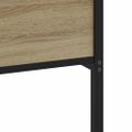 vidaXL Posteľný rám bez matraca dub sonoma 150x200 cm kompozitné drevo